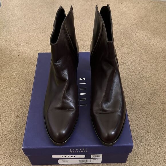 Stuart Weitzman brown restart bootie - Picture 3 of 8
